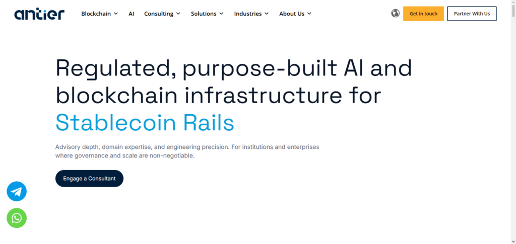 10 Best Blockchain Development Agencies in 2026 6 Antier Solutions