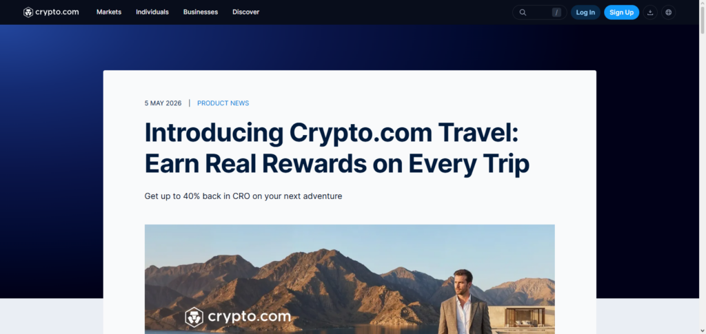 Crypto.com Travel Rewards