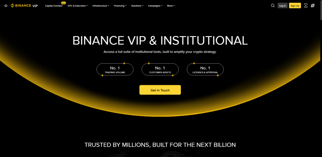 Binance Institutional