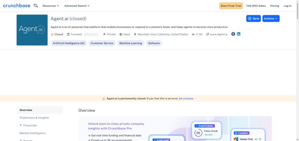 Crunchbase AI Agent