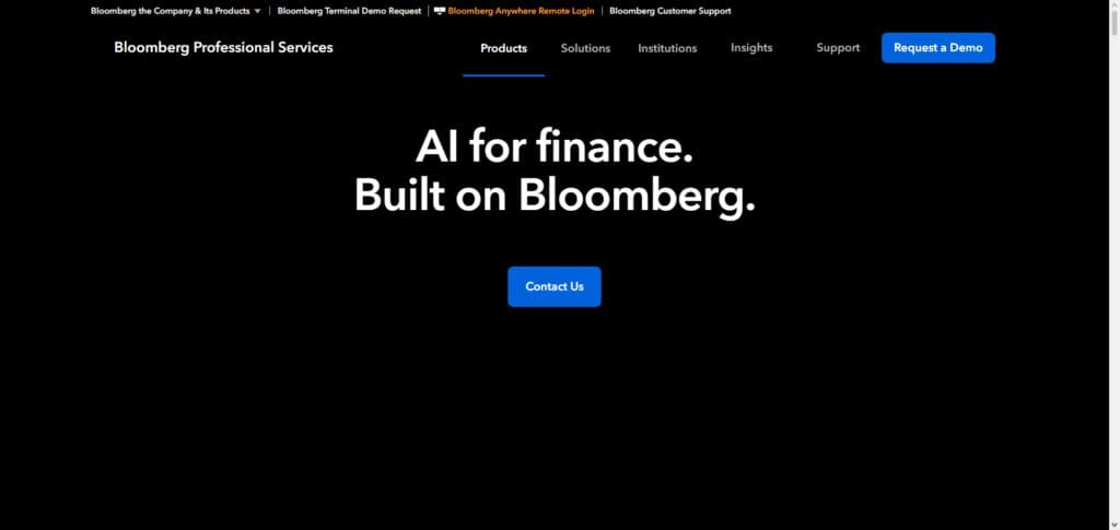 Bloomberg Terminal AI