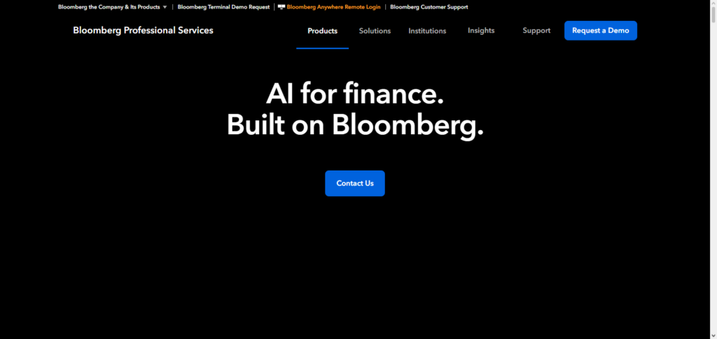 Bloomberg Terminal AI