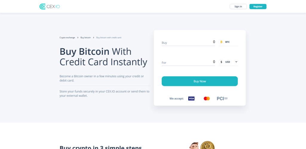 CEX.IO Card 