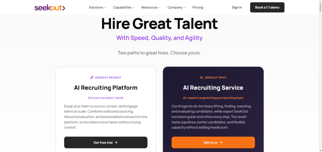 SeekOut AI Recruiter