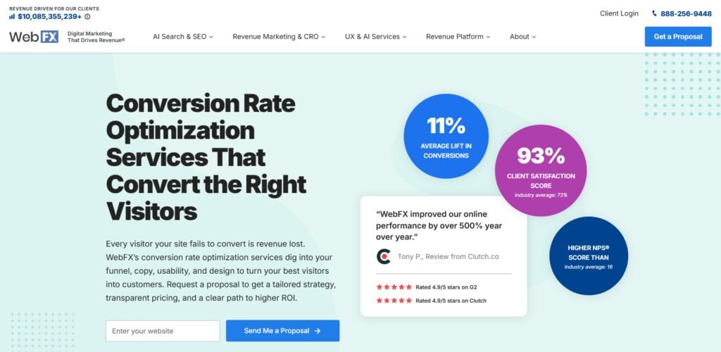 WebFX CRO Services