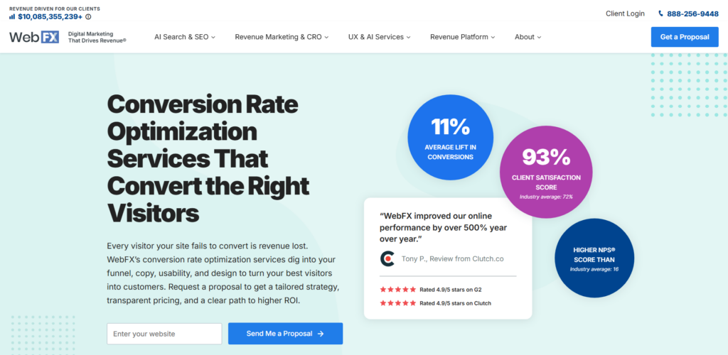 WebFX CRO Services