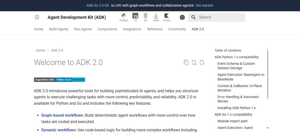 Google ADK 2.0