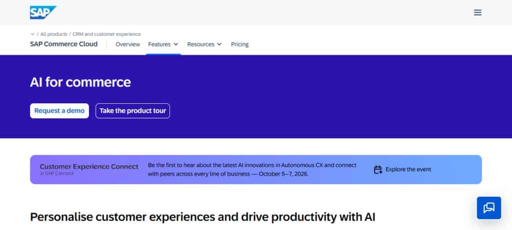 SAP Commerce AI Agent