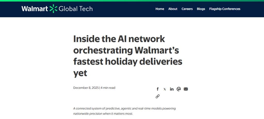 Walmart AI Logistics Agent