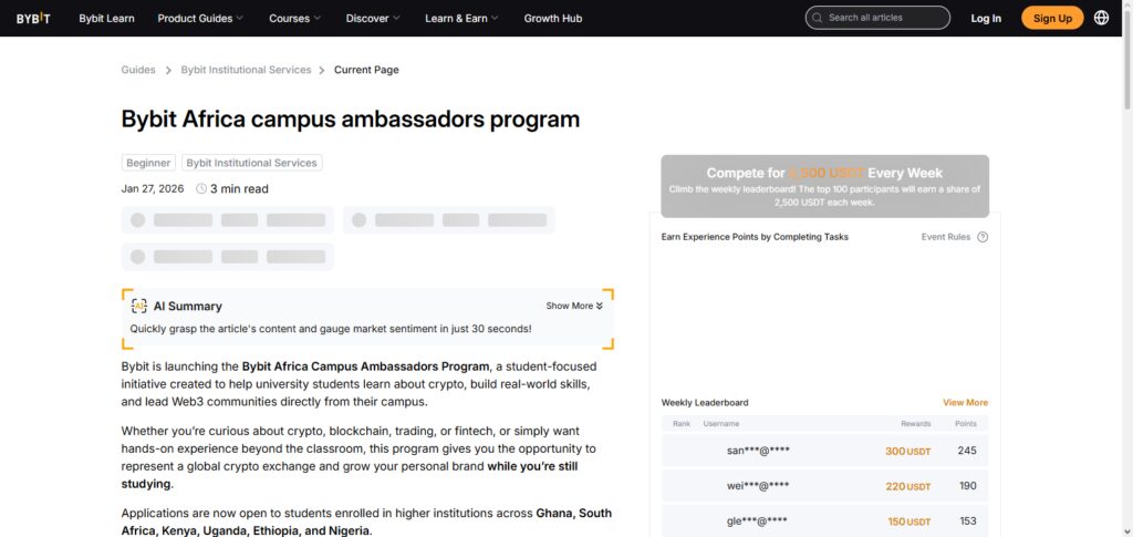 Bybit Ambassadors
