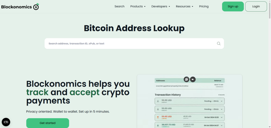 Blockonomics