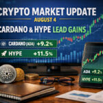 Crypto Market Update Aug 4: Cardano & HYPE Lead Gains