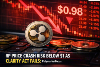 RP Price Crash Risk Below $1 as CLARITY Act Fails: Polymarket