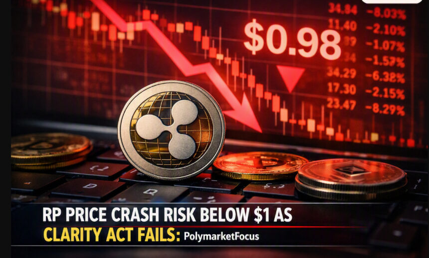 RP Price Crash Risk Below $1 as CLARITY Act Fails: Polymarket