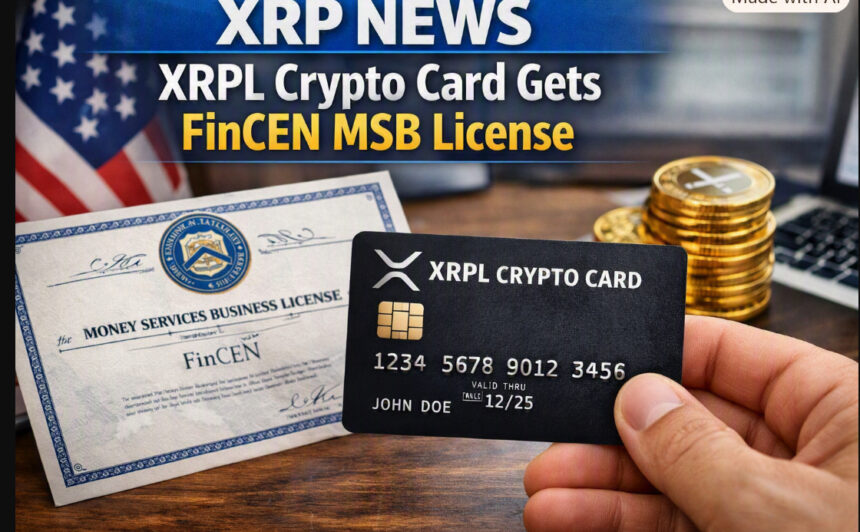 XRP News: XRPL Crypto Card Gets FinCEN MSB License