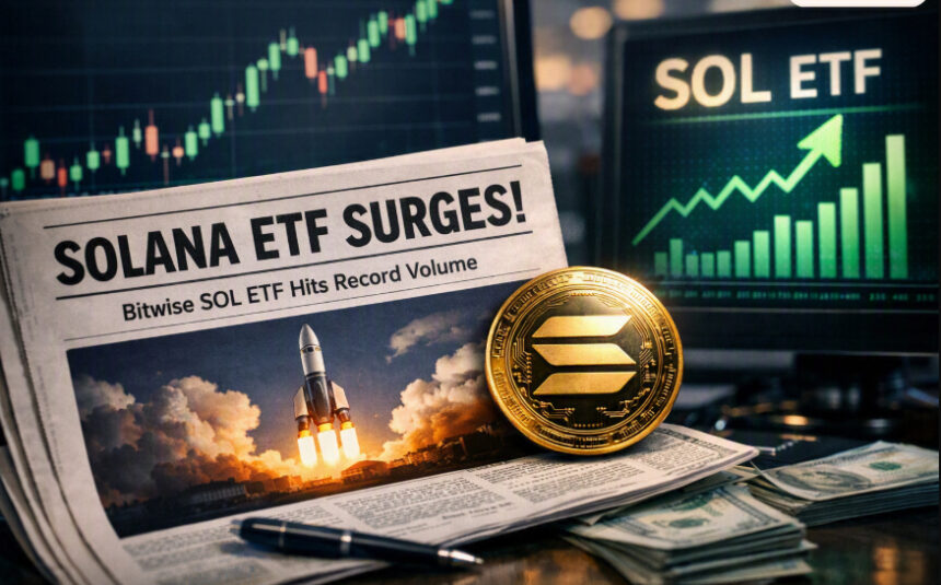 Solana Price Prediction as Bitwise SOL ETF Hits Record Volume