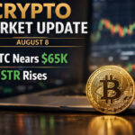 Crypto Market Update August 8: BTC Nears $65K, MSTR Rises