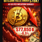 Breaking: Bitcoin Falls Under $78K as US PCE Inflation Surges