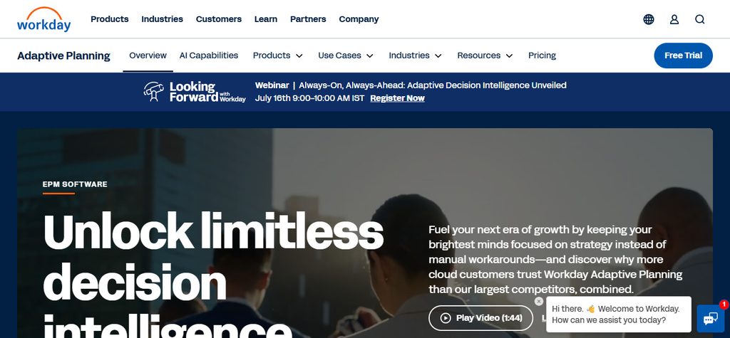 Workday Adaptive Planning