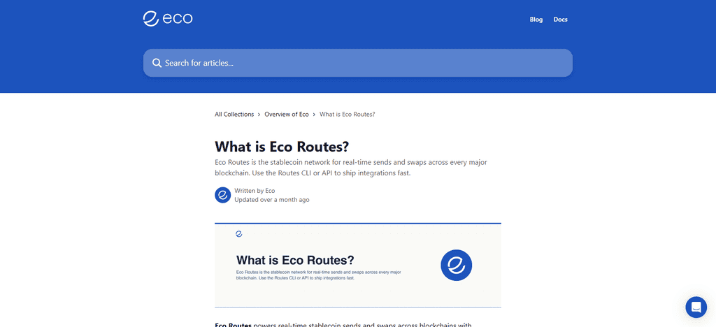 Eco Routes