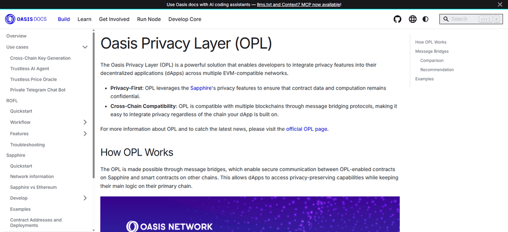 Oasis Privacy Layer (OPL):
