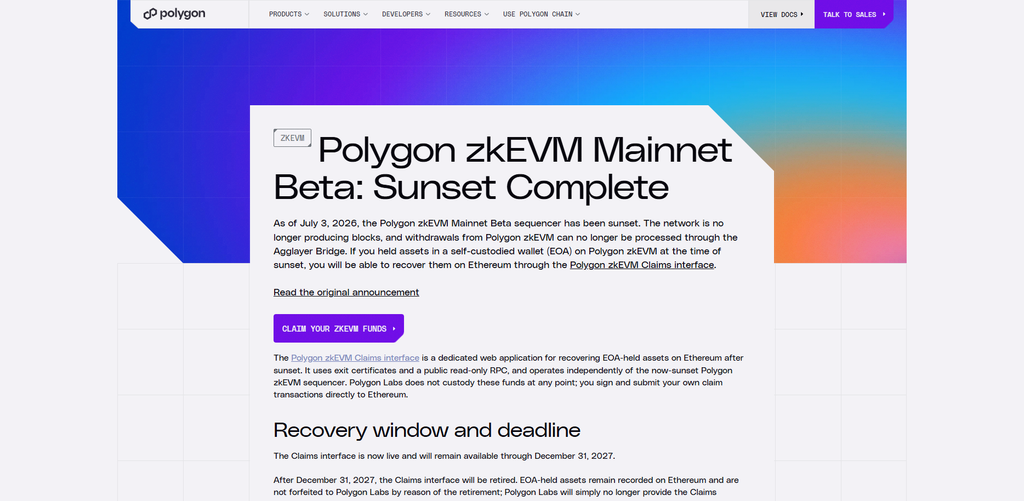 Polygon zkEVM
