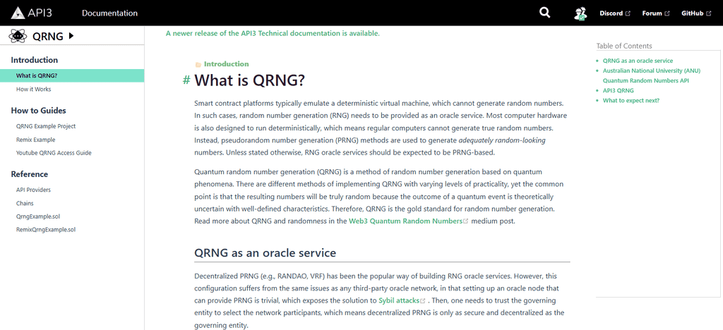 API3 QRNG