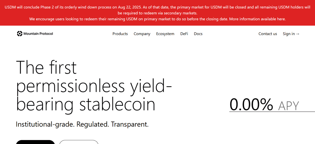 Mountain Protocol (USDM)