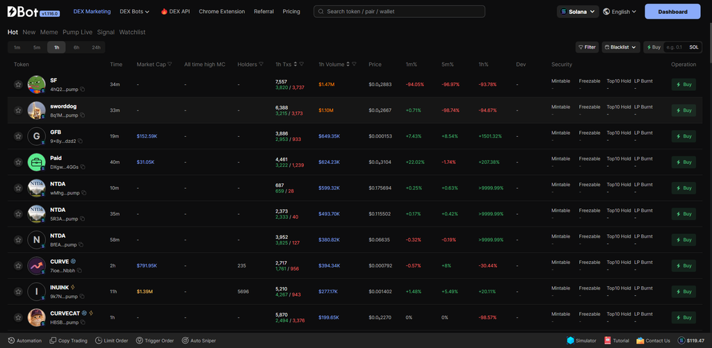 DBot (DBot Dex)