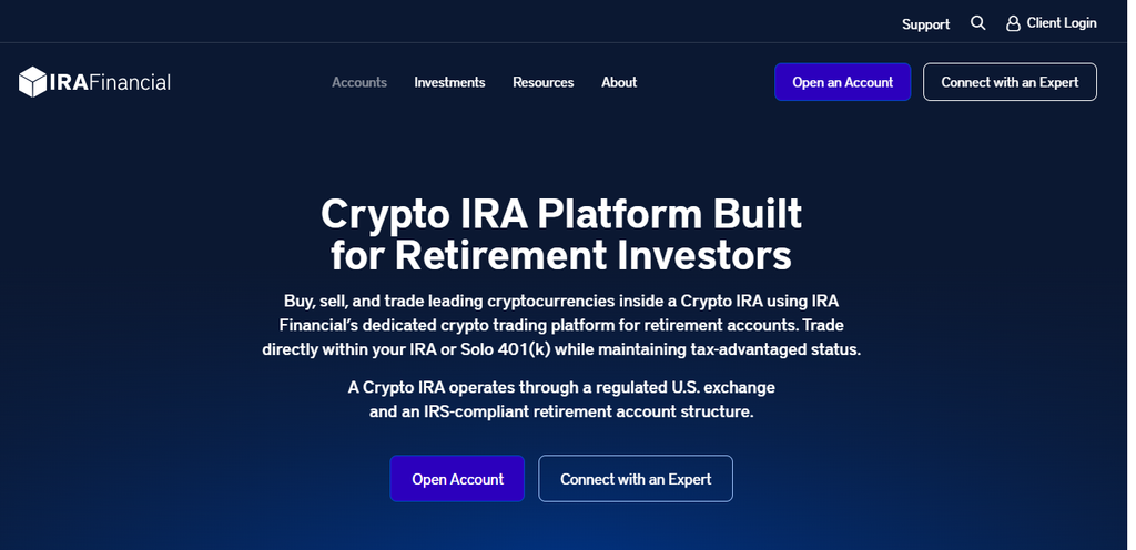 IRA Financial | Crypto IRA