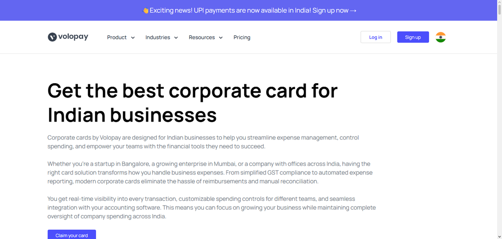 Volopay Corporate Card