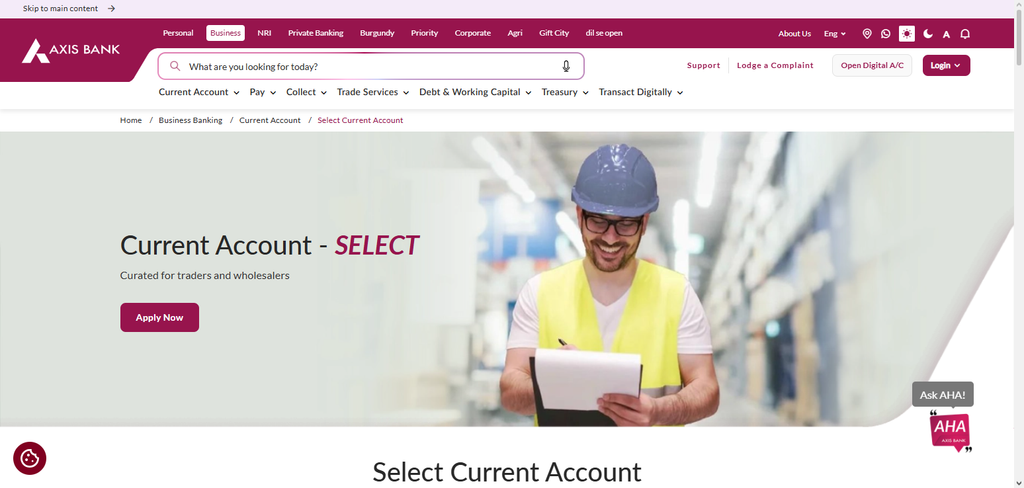 Axis Business Select