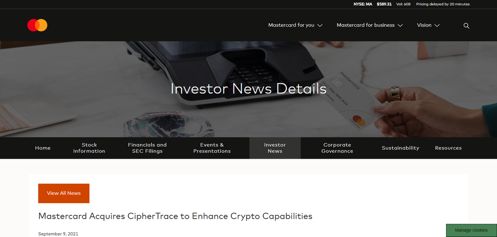 CipherTrace (Mastercard)