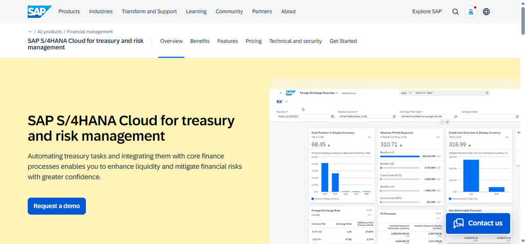 SAP Treasury & Risk Management