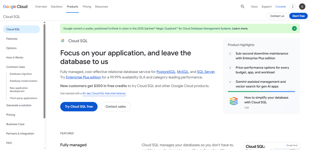 Google Cloud SQL