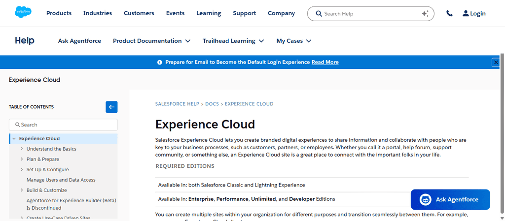 Salesforce Experience Cloud