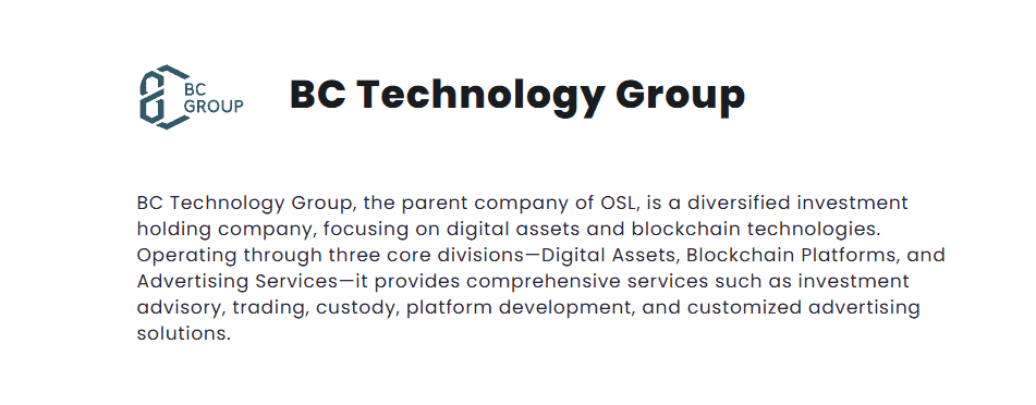 BC Technology Digital Asset Platform