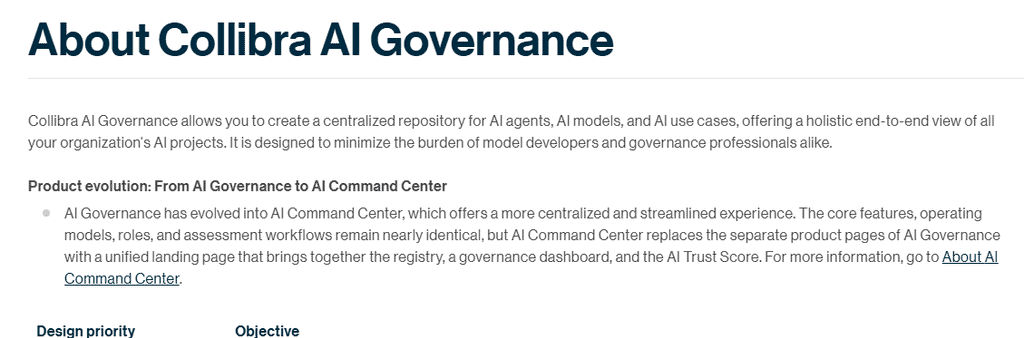 Collibra AI Governance
