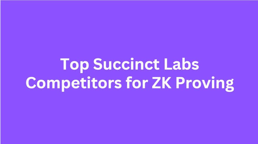 10 Top Succinct Labs Competitors for ZK Proving