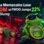 Solana Memecoins Lose $250M as FWOG Jumps 22% Amid Slump