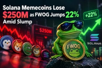 Solana Memecoins Lose $250M as FWOG Jumps 22% Amid Slump