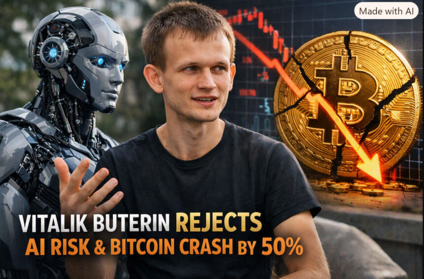Vitalik Buterin Rejects AI Risk to Bitcoin Crash by 50%