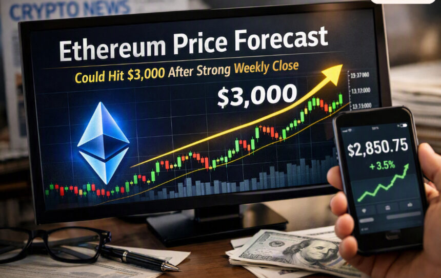 Ethereum Price Could Hit $3,000 After Strong Weekly Close