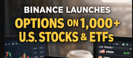 Binance Launches Options on 1,000+ U.S. Stocks & ETFs