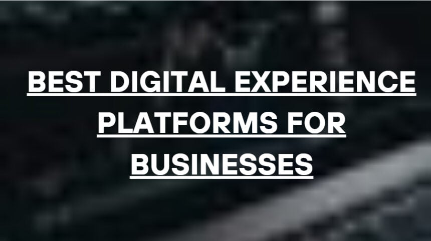 10 Best Digital Experience Platforms for Businesses in 2026
