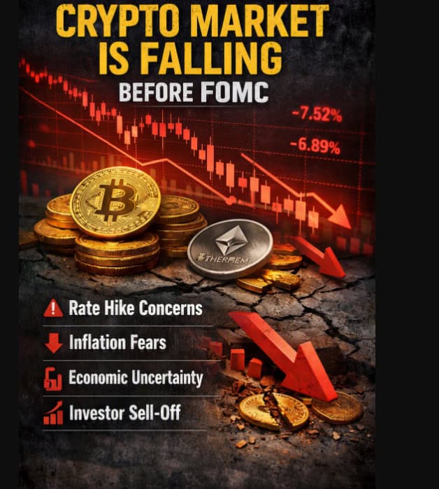Top Reasons Why Crypto Market Is Falling Before FOMC