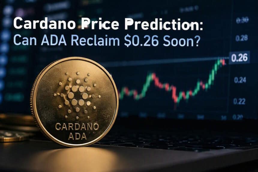 Cardano Price Prediction: Can ADA Reclaim $0.26 Soon?