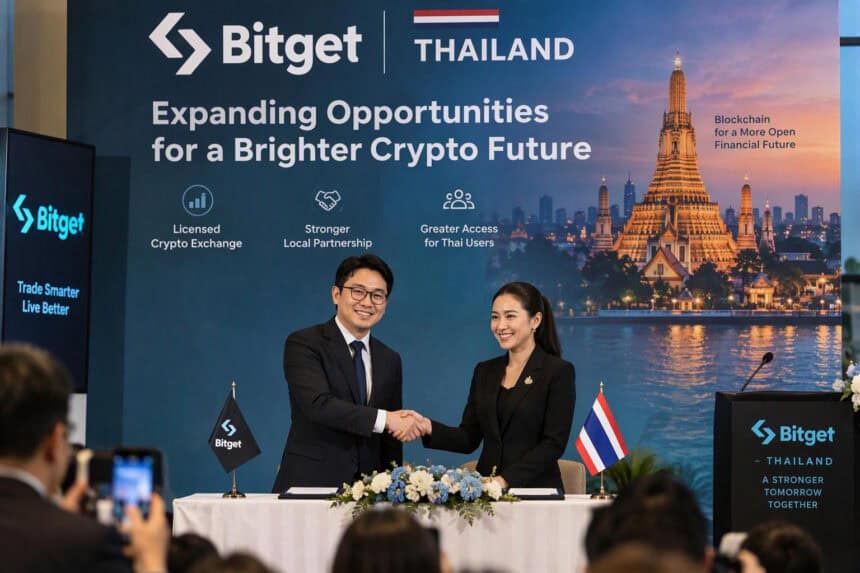 Bitget Expands in Thailand With Licensed Crypto Exchange Deal