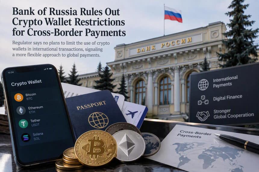 Bank of Russia Rejects Crypto Wallet Limits for Cross-Border Payments