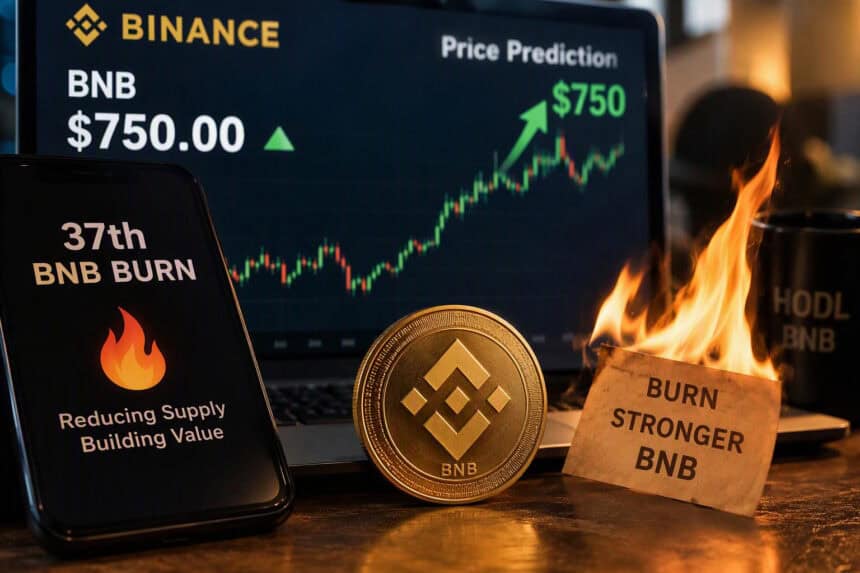 BNB Price Prediction: Can the 37th Burn Push BNB to $750?